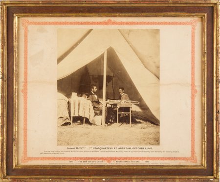 Abraham Lincoln: Outdoor View at Antietam. O-66,: Abraham Lincoln: Outdoor View at Antietam. O-66, taken by Alexander Gardner at Antietam o