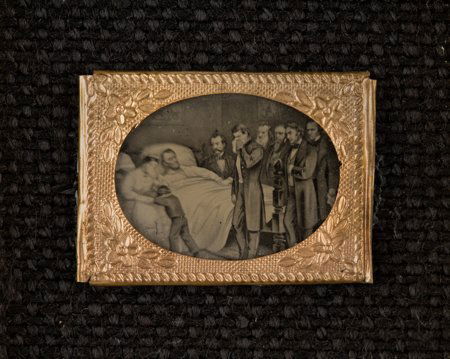 Abraham Lincoln: Deathbed Scene Gem Tintype. Mos (1 of 2)