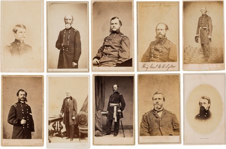 Union Cartes-de-Visite: Emory Upton, Horatio Phi: Union Cartes-de-Visite: Emory Upton, Horatio Phillips Van Cleve, Robert Ogden Tyler, Daniel Tyler, Alf