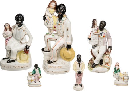 Uncle Tom's Cabin: Six Staffordshire Figurines. (1 of 1)