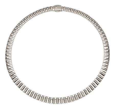 Diamond, Gold Necklace, Chimento The Reverso Un: Diamond, Gold Necklace, Chimento The Reverso Unica necklace features full-