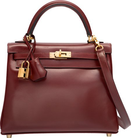 Hermes 25cm Rouge H Calf Box Leather Retourne Ke (1 of 5)