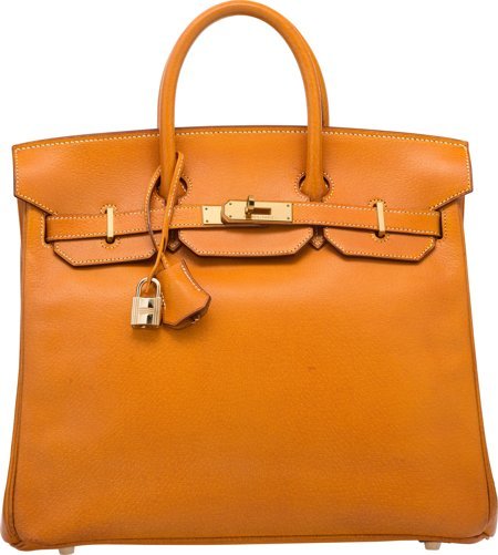 Hermes 32cm Natural Peau Porc Leather HAC Birkin (1 of 5)