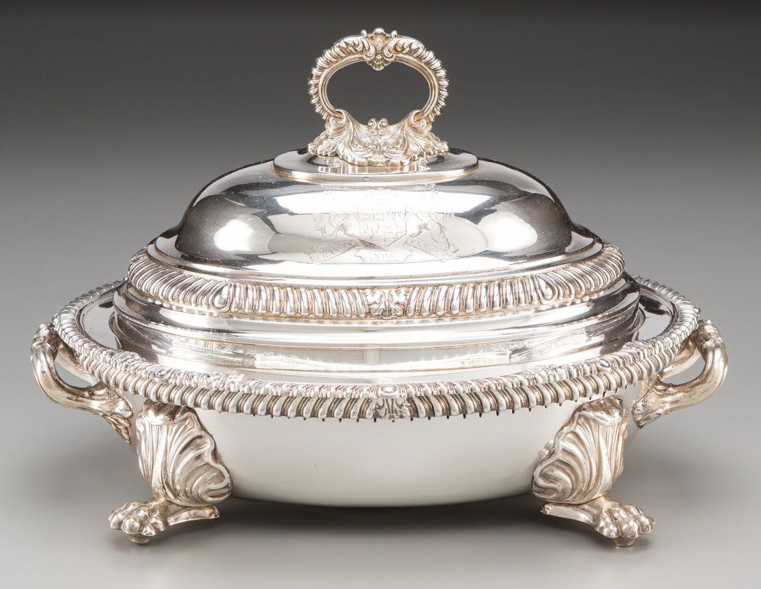 A Benjamin Smith Early Victorian Silver and Silv (1 of 3)