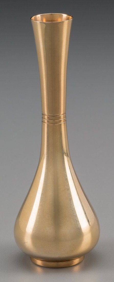 A Tiffany & Co. Gilt Silver Cabinet Vase, New Yo (1 of 3)