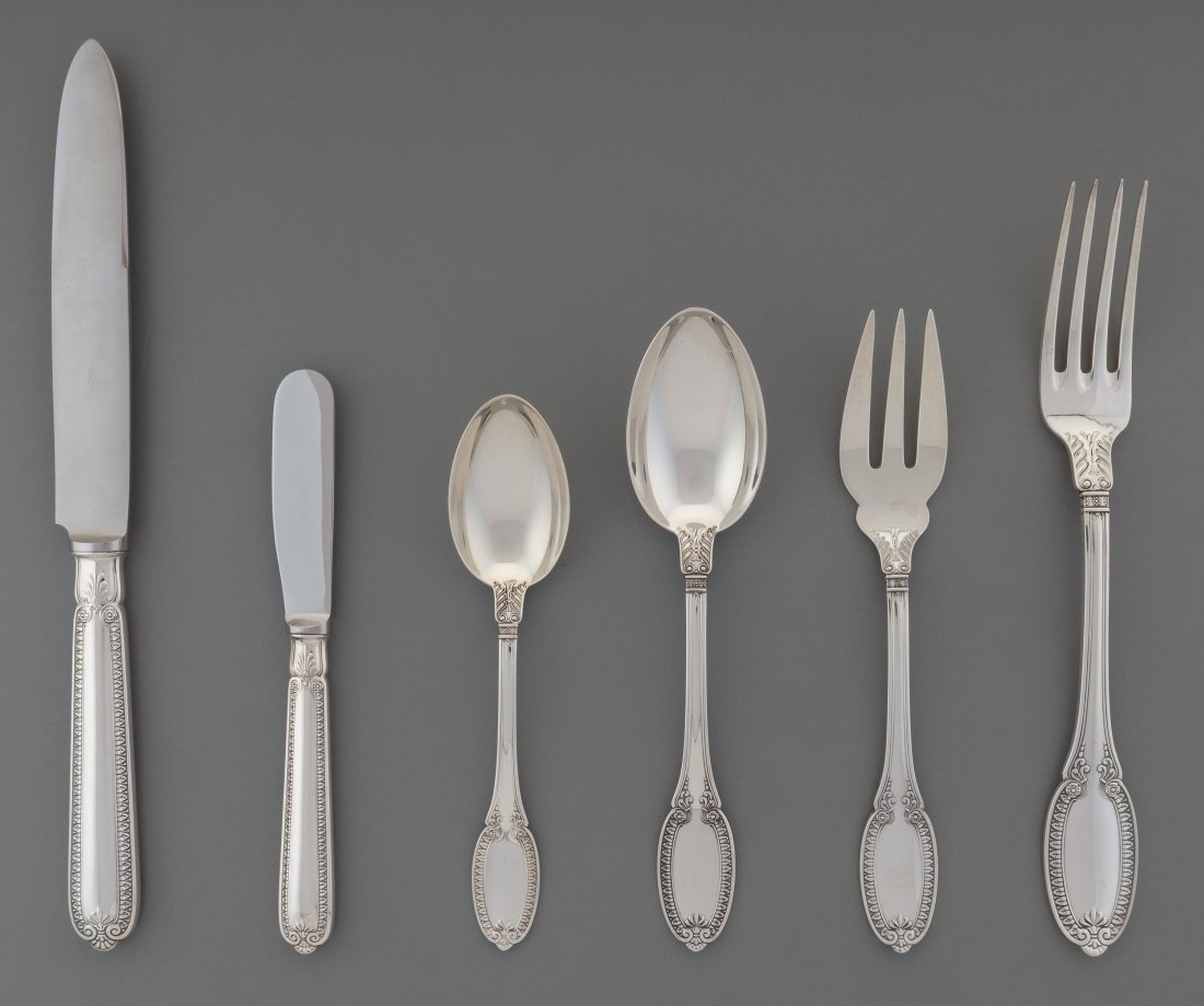 A Thirty-Eight Piece Buccellati Empire Pattern S (1 of 3)