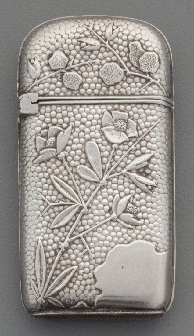 A Wood & Hughes Silver Floral Match Safe, New Yo (1 of 3)