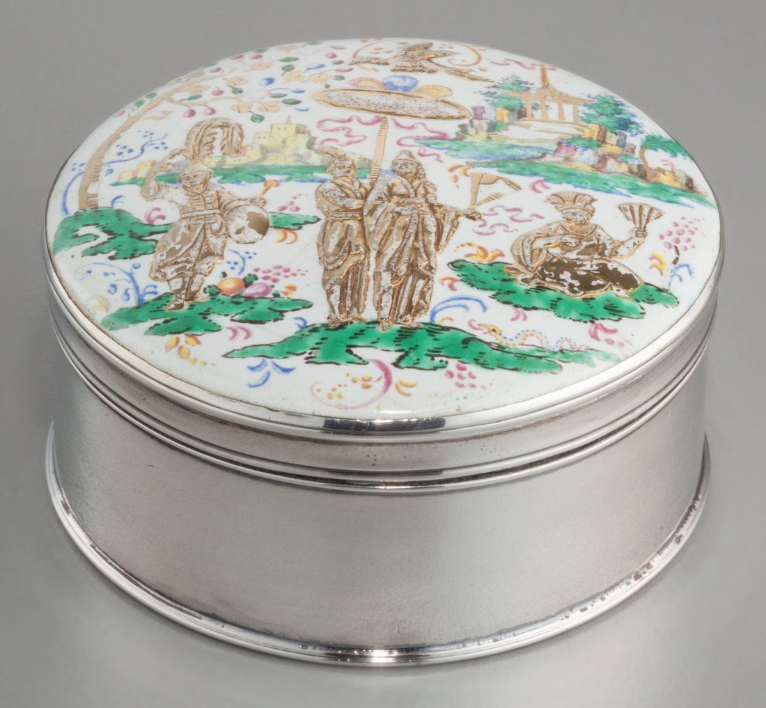 An O. Pehr Hallbery Swedish Silver Snuff Box wit (1 of 4)