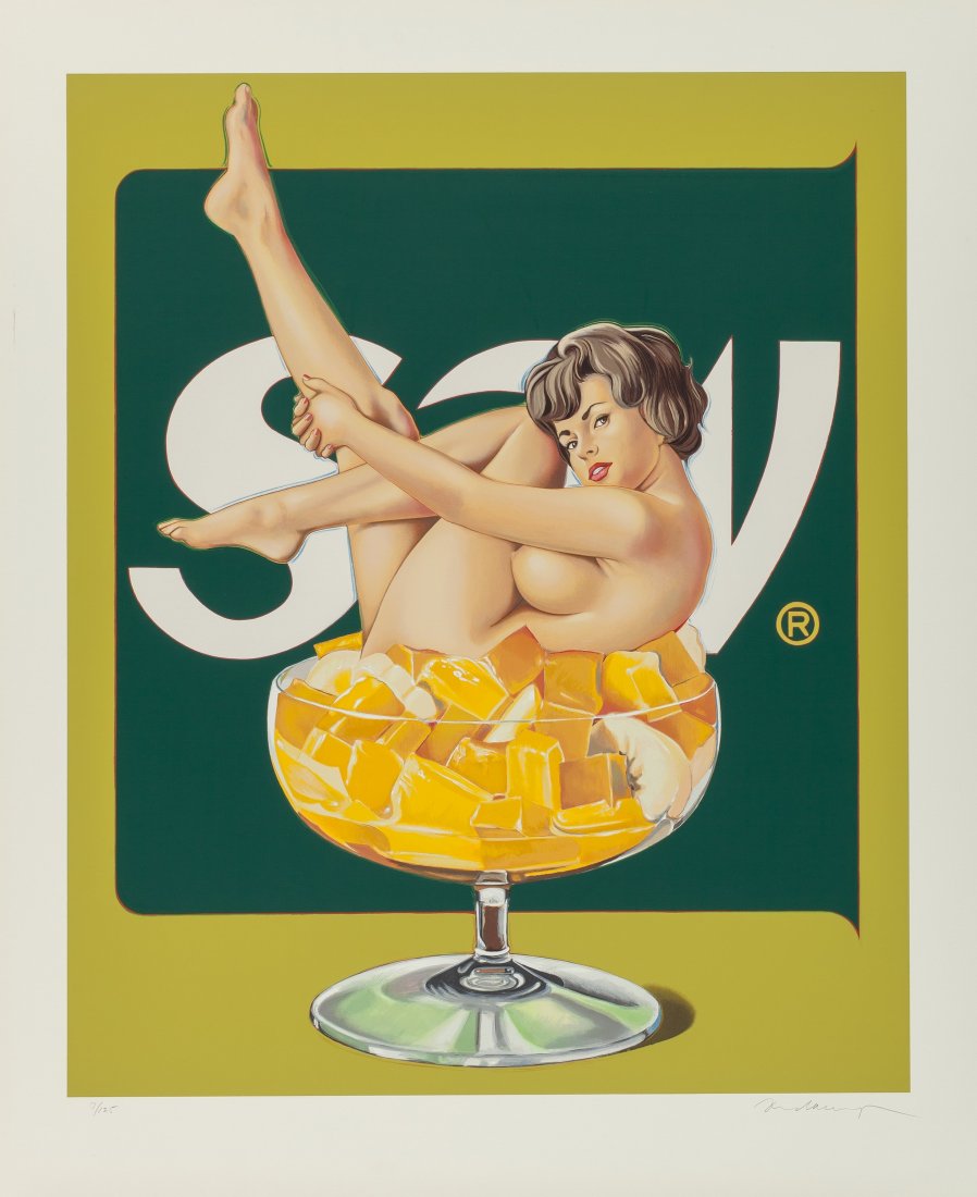Mel Ramos (b. 1935) Miss Fruit Salad, 1990 Scree (1 of 3)