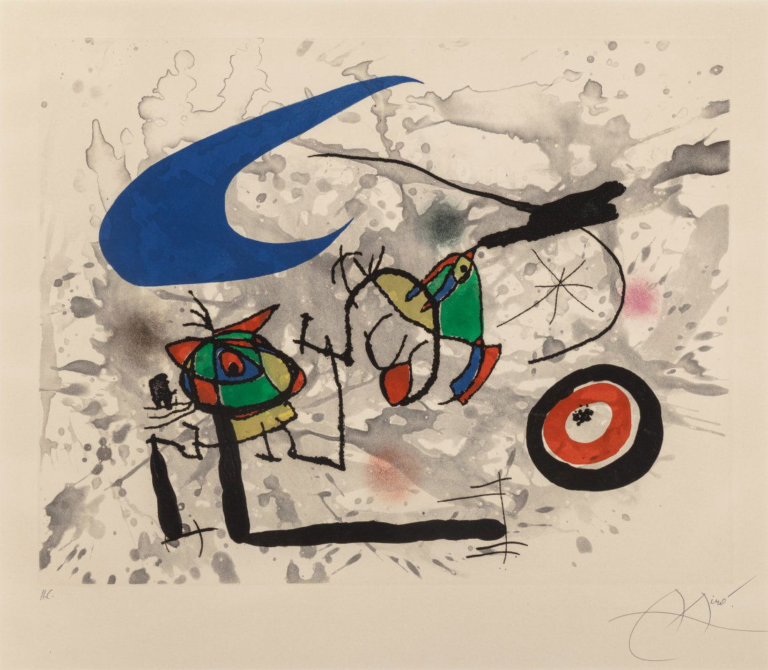 Joan Miró (1893-1983) Pygmées sous la lune, 1972 (1 of 3)