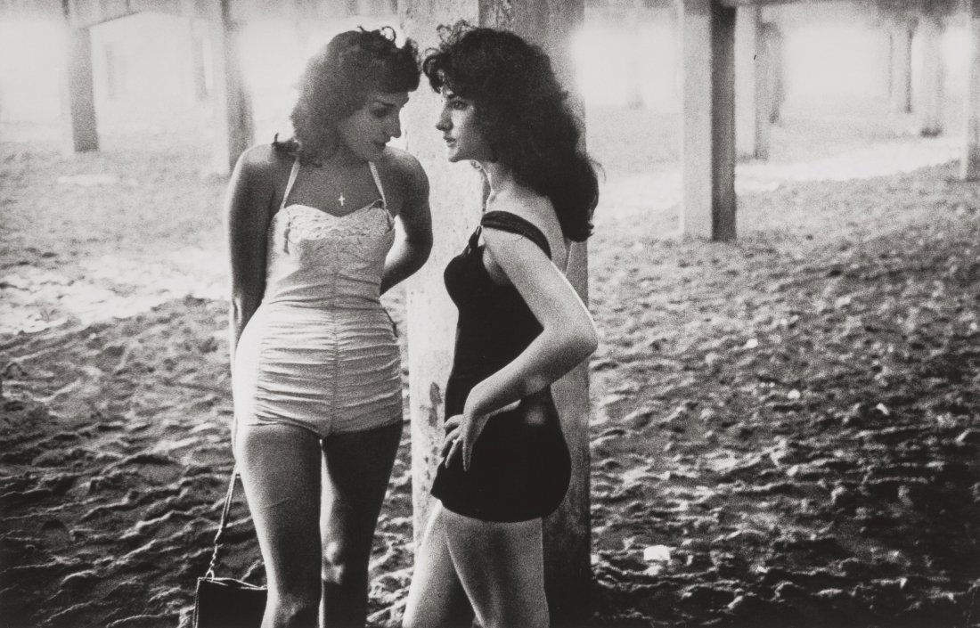 Steve Schapiro (American, b. 1934) Girls, Coney: Steve Schapiro (American, b. 1934)Girls, Coney Island, 1959Gelatin silver,