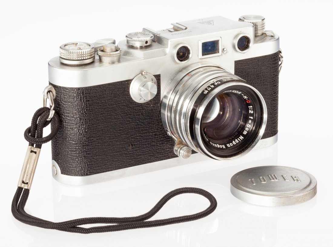 Sears Tower 45 Rangefinder Camera Nicca Camera C: Sears Tower 45 Rangefinder Camera Nicca Camera Co., Japan, c. 1958, No. 150314, with Nikkor