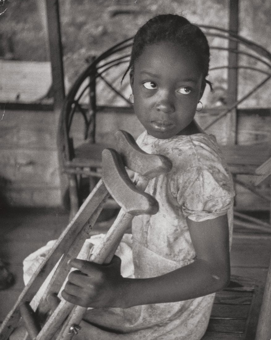 W. Eugene Smith (American, 1918-1978) Medical Ca: W. Eugene Smith (American, 1918-1978)Medical Care in Rural South Carolina (young girl w