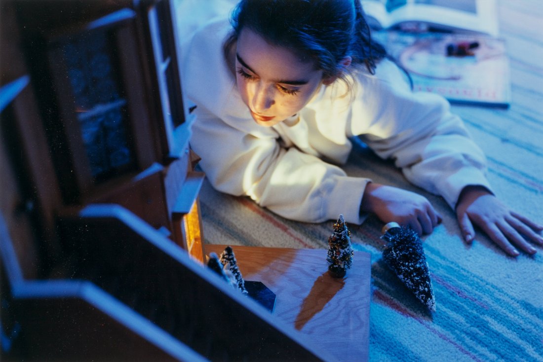 Gregory Crewdson (American, b. 1962) Untitled (G: Gregory Crewdson (American, b. 1962)Untitled (Girl with Dollhouse), 1988Dye