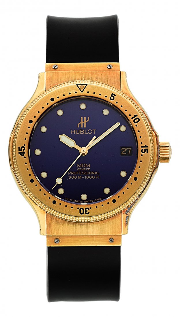 Hublot MDM 18K Gold Automatic Professional Divin (1 of 5)