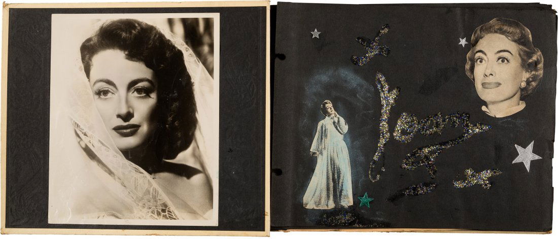 A Joan Crawford Group of Scrapbooks, 1950s. Thre (1 of 5)
