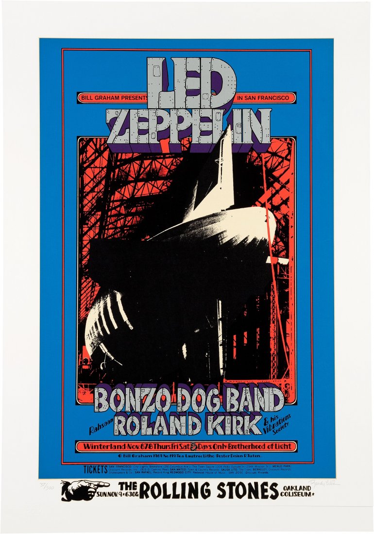 Led Zeppelin/Rolling Stones Oakland Coliseum Con (1 of 2)
