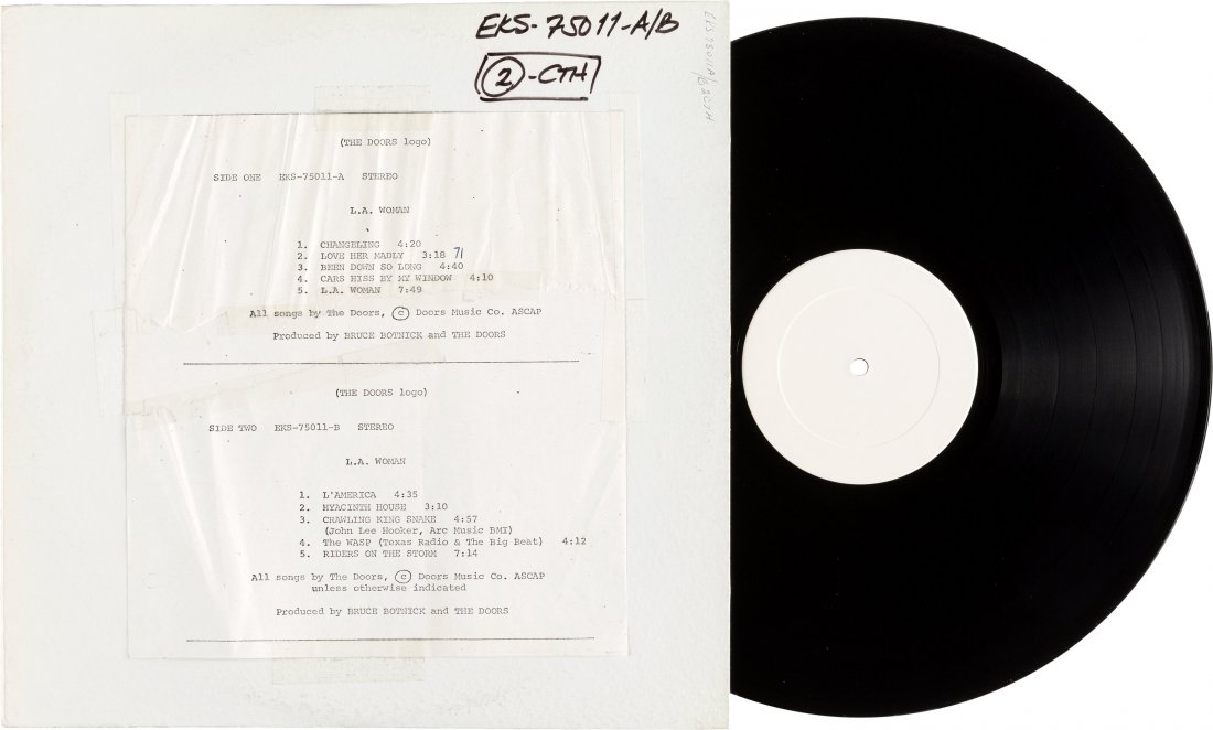 Doors L.A. Woman Rare US Test Pressing Stereo LP (1 of 2)