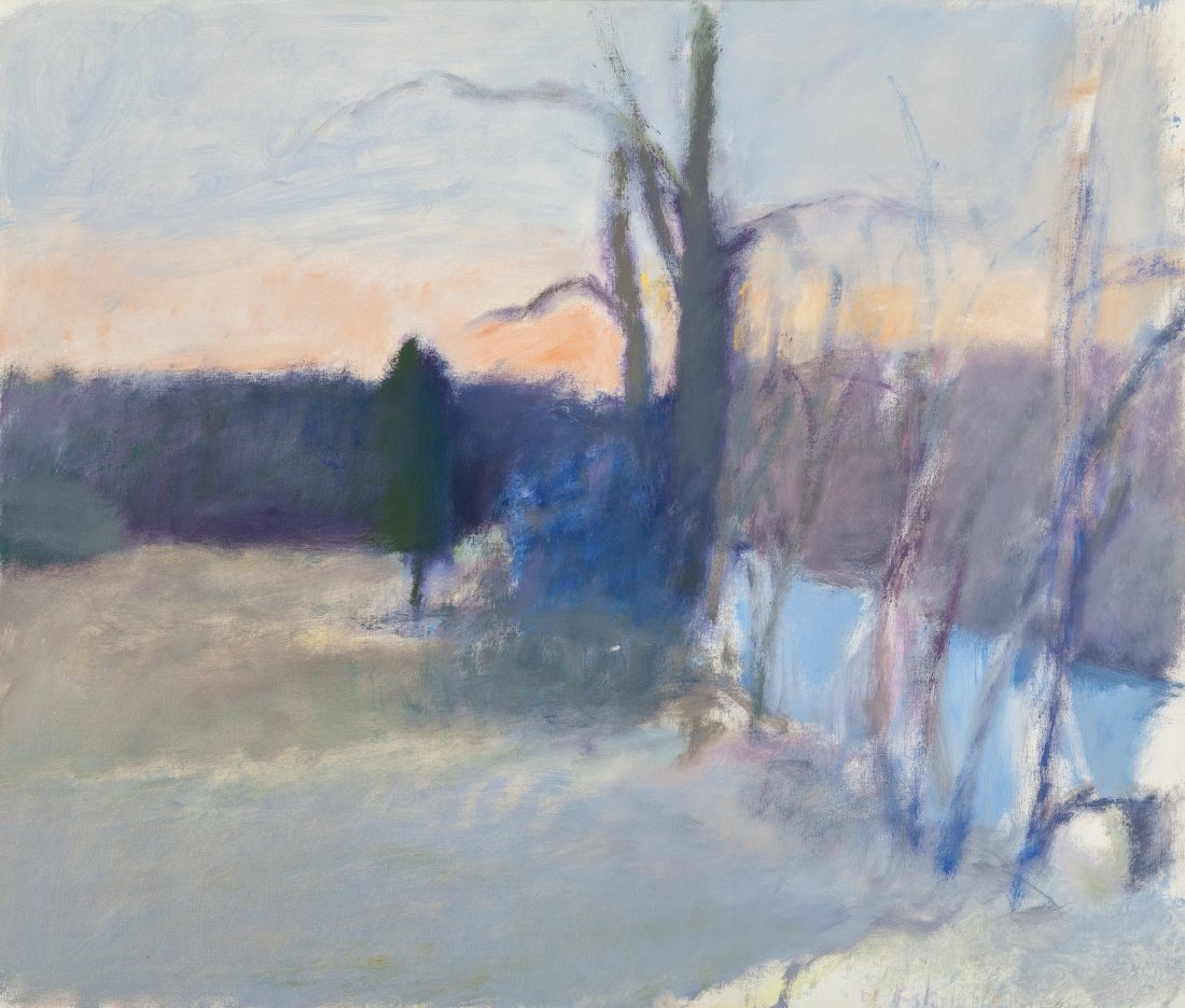 Wolf Kahn (American, b. 1927) Whetstone Creek, 1: Wolf Kahn (American, b. 1927)Whetstone Creek, 1970Oil on canvas27 x 32