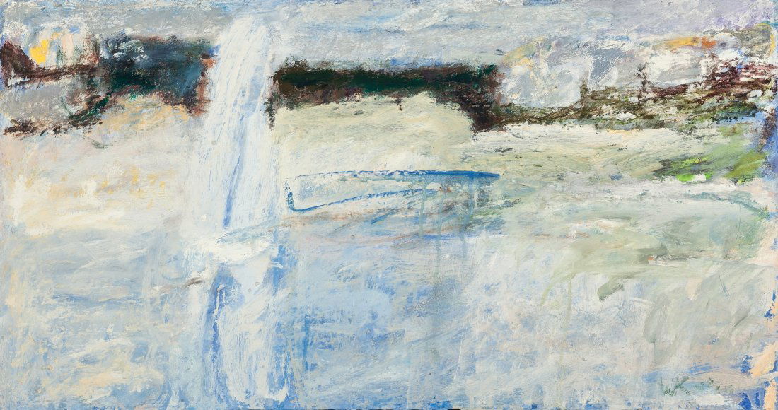 Wolf Kahn (American, b. 1927) The Hamptons, 1960: Wolf Kahn (American, b. 1927)The Hamptons, 1960-61Oil on canvas16-1/4 x