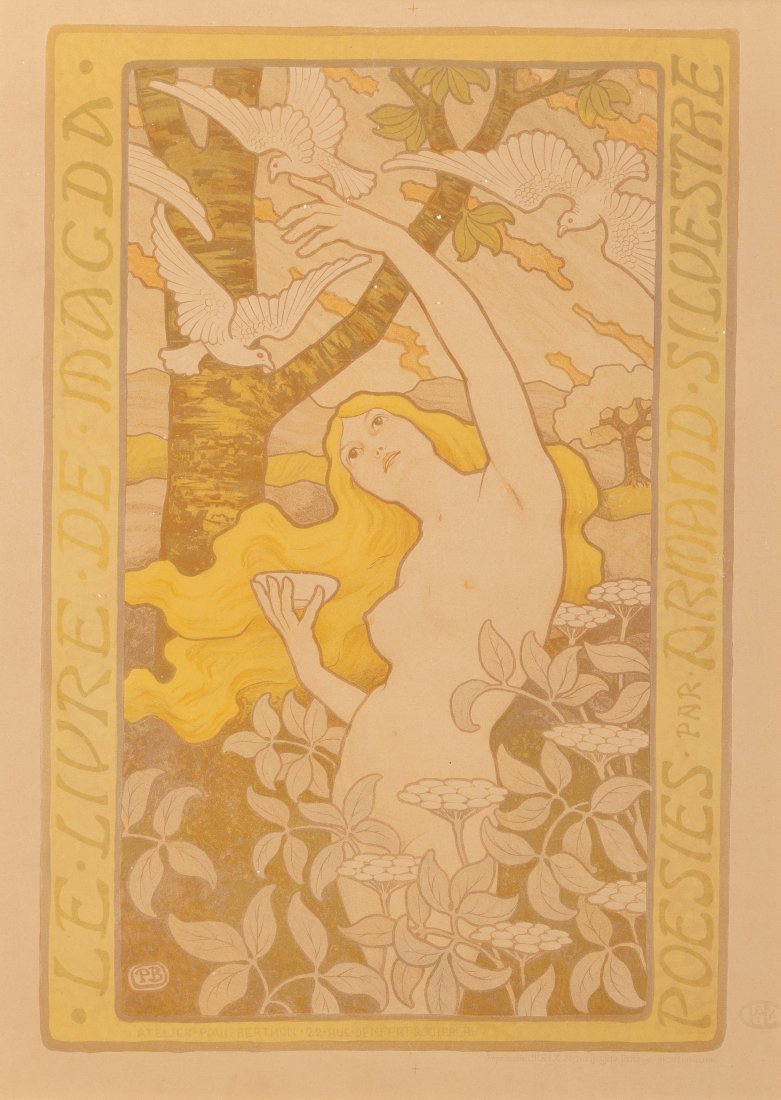 Paul Berthon (French, 1872-1909) Le Livre de Mag: Paul Berthon (French, 1872-1909)Le Livre de Magda, Poesies par Armand Silvestre