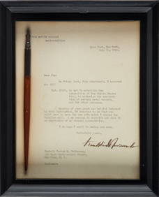 Franklin D. Roosevelt: 1940 Naval Buildup Bill S (1 of 1)