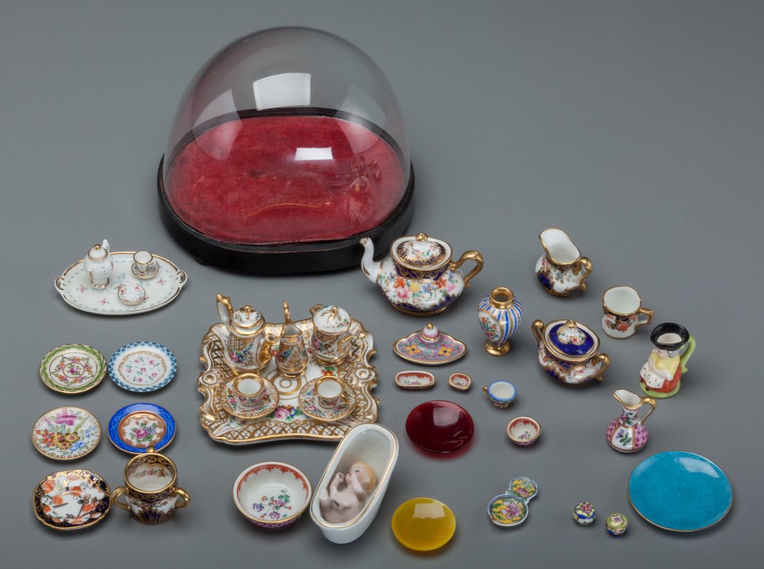 A Collection of Thirty-Eight Vintage Porcelain and Glas (1 of 1)