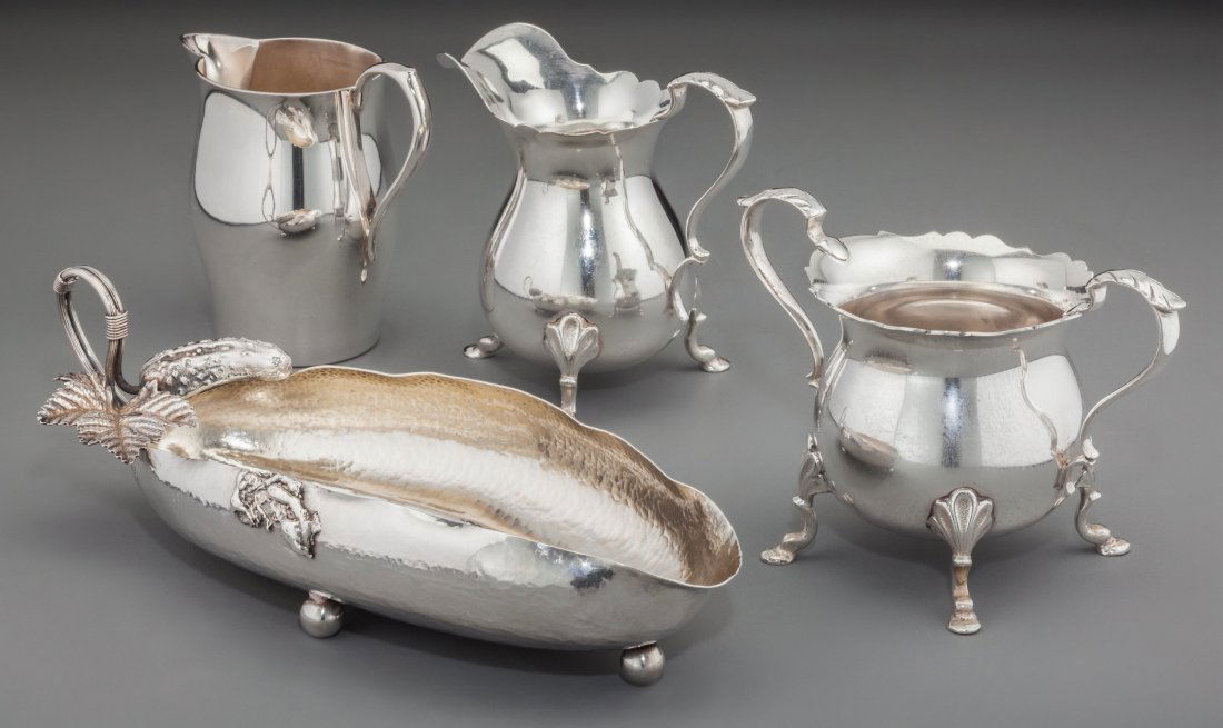 Four Various American Silver Table Items, late 19th-mid (1 of 3)
