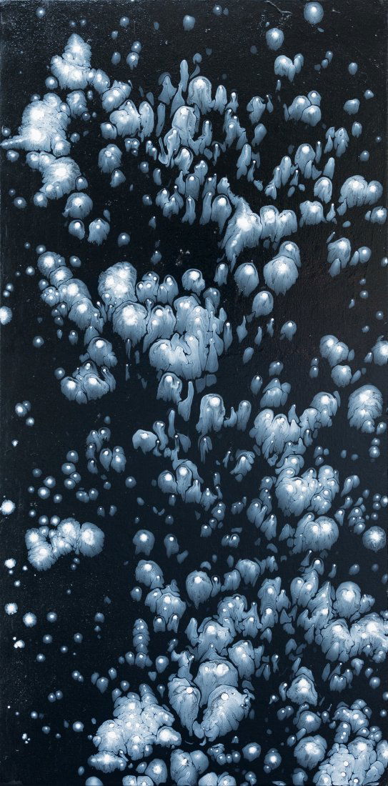 A Pair of Preston Pannek Acrylic on Canvas Paintings: J (1 of 2)