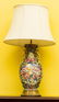 A Chinese Export Porcelain Vase Mounted as a Lamp 31 in