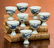 A Group of Eight Chinese Blue and White Porcelain Egg C
