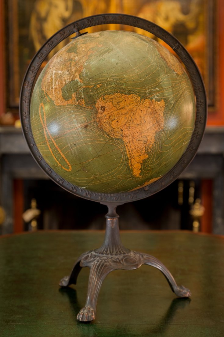 A W. and A. K. Johnston Papier-Mâché Terrestrial Globe (1 of 1)