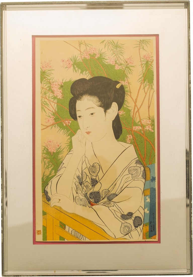 A Goyo Hashiguchi Japanese Woodblock Print (1 of 2)