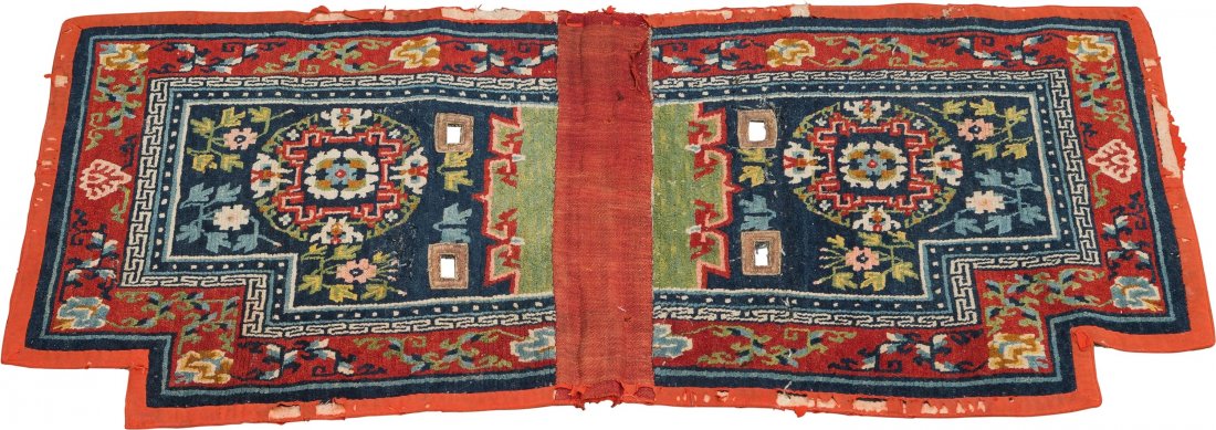 Woven Wool Saddle Blanket 26 h x 52 w inches (66.0 x 13 (1 of 1)