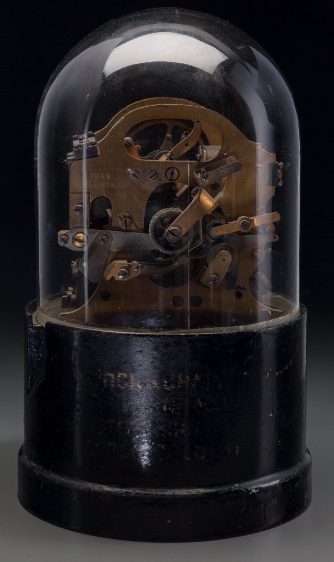 An Edison Designed Stock Ticker Machine, late 19 (1 of 4)
