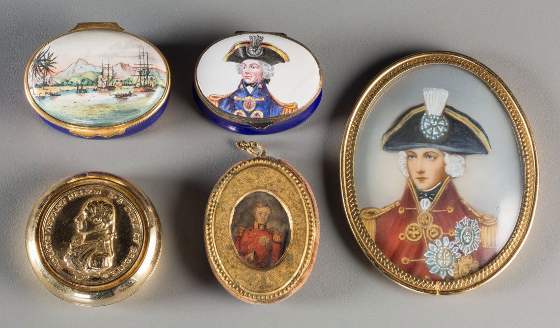 Five Desk Ornaments: Portrait Miniature, Snuff B (1 of 2)