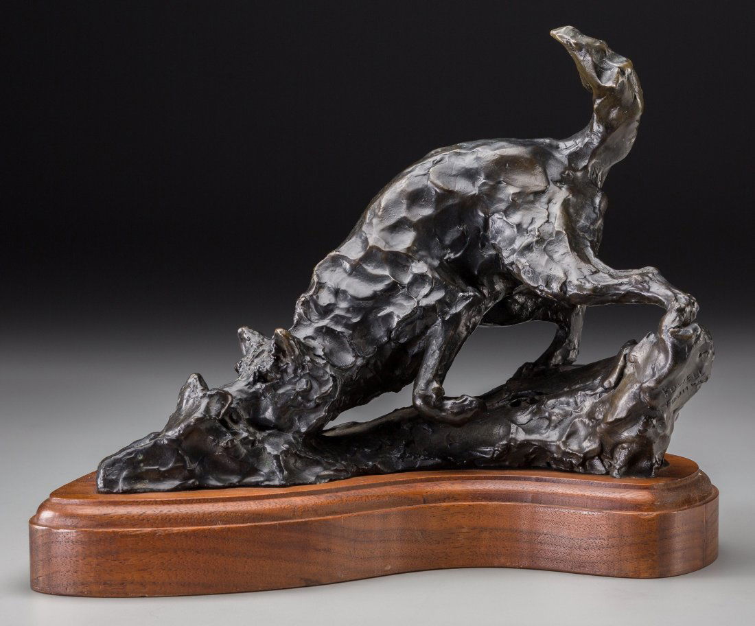 Sherry Salari-Sander (American, b. 1941) Coyote (1 of 3)