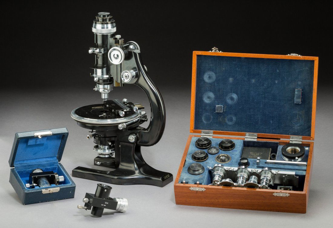 A Cased Spencer Model No. 37 Compound Monocular (1 of 2)