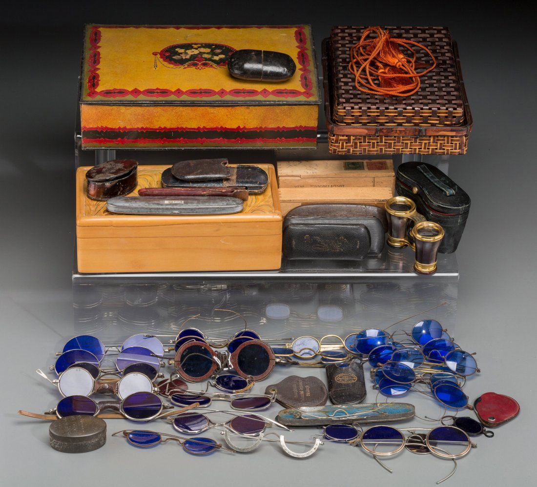 A Large Group of Antique Spectacles, 19th/early (1 of 1)