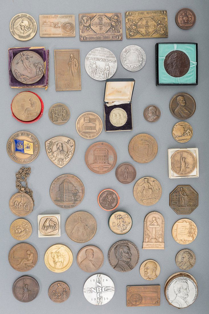 A Group of Forty-Seven Commemorative Bronze, Cop (1 of 1)