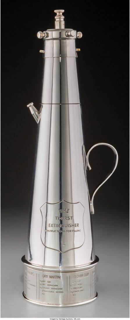 A Mappin & Webb Silver-Plated Cocktail Shaker: T: A Mappin & Webb Silver-Plated Cocktail Shaker: The Thirst Extinguisher<