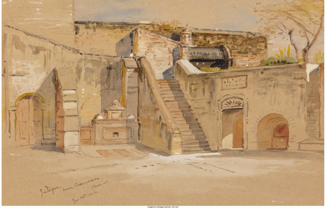 Samuel Colman (American, 1832-1920) Jiutepec, ne: Samuel Colman (American, 1832-1920)Jiutepec, near Cuernavaca, Mexico, 1904W