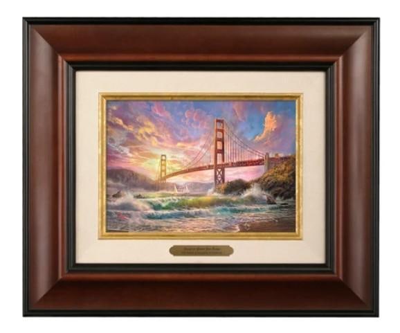 Sunset on Golden Gate Bridgen Framed by Kinkade (1 of 1)