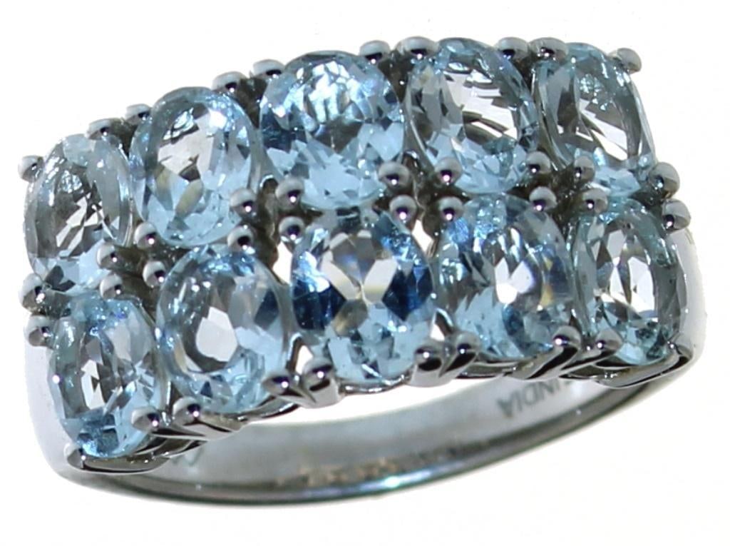 Quality 2.55 ct Natural Aquamarine Designer Ring (1 of 2)