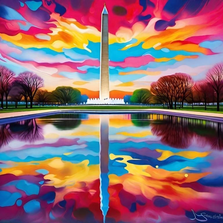 The National Mall Hand Signed by Charis (1 of 1)