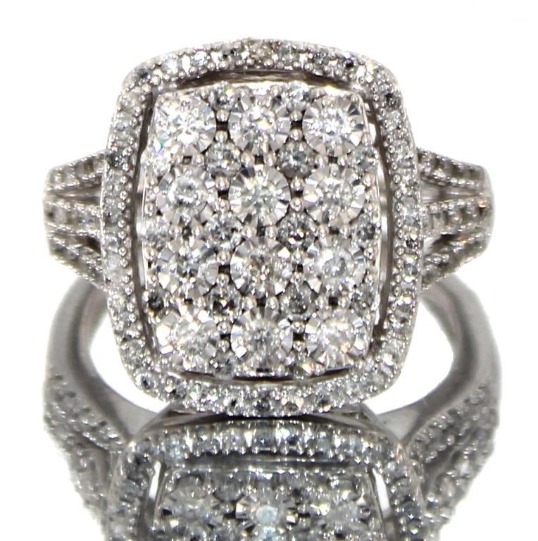 Brilliant 1.00 ct Natural Diamond Designer Ring (1 of 6)