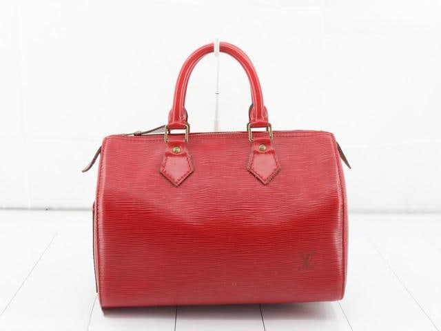 Louis Vuitton Red Epi Speedy 25 Handbag (1 of 4)
