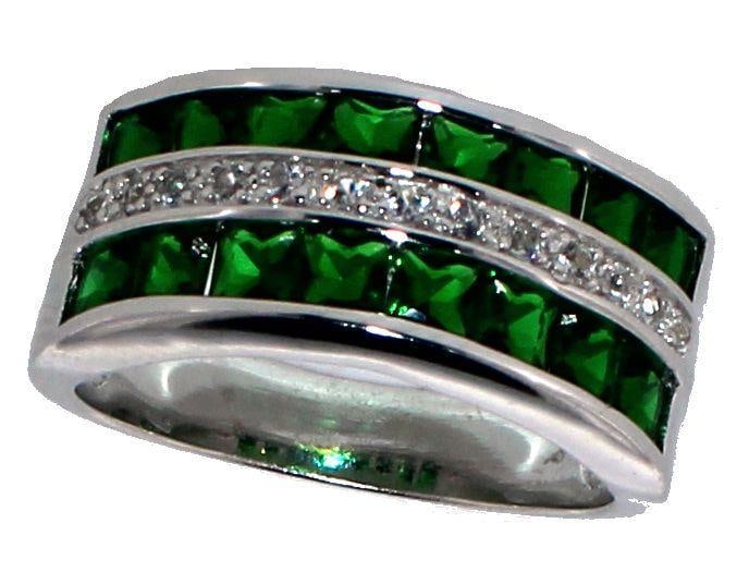 Quality 2.00 ct Emerald Designer Ring (1 of 2)