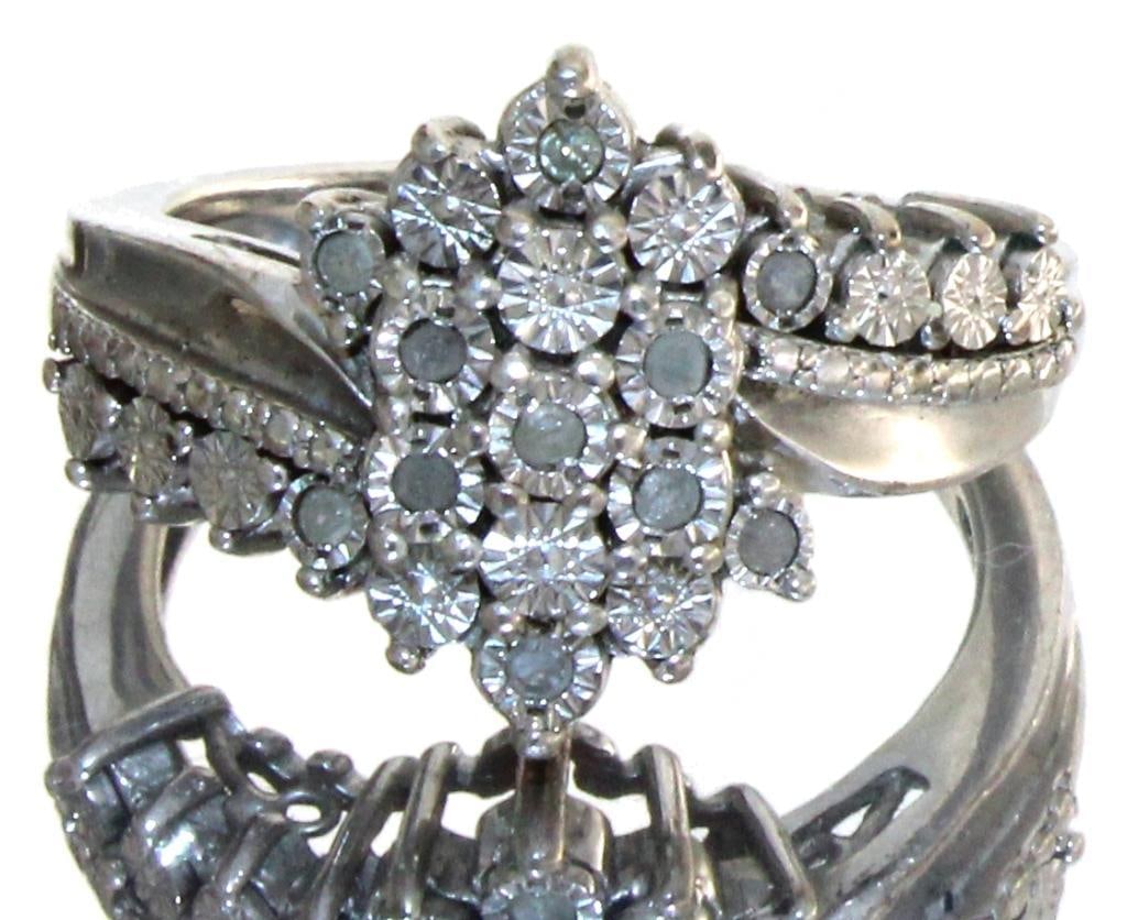 Brilliant Diamond Cluster Ring (1 of 1)