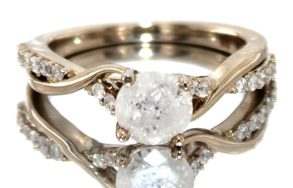 10kt Gold 1.30 ct Natural Diamond Ring (1 of 6)